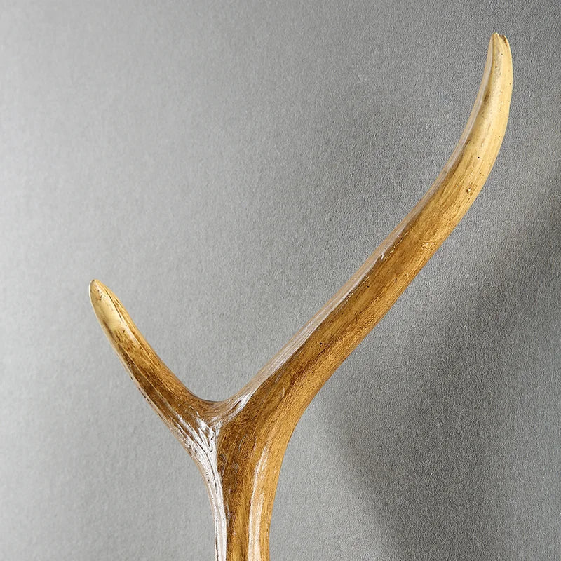 Afralia™ Retro Antlers Wall Lamp Deer Decor Wall Lights for Living Room Bar Bedroom Dining Room