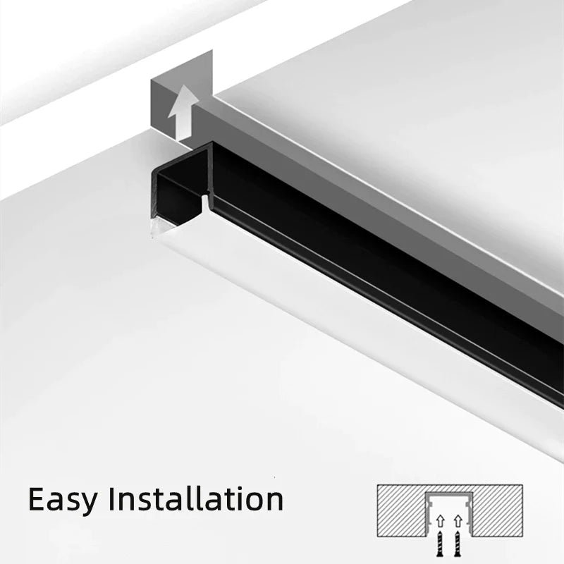 Afralia™ LED Aluminum Profile for Cabinet Closet Strip Lights