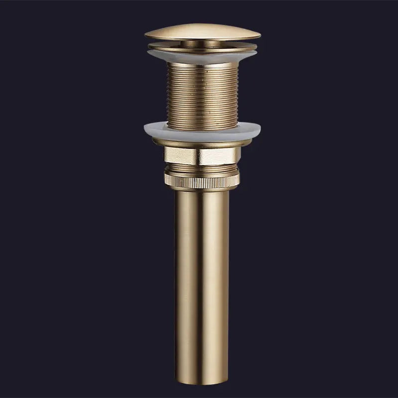 Afralia™ Brushed Gold Vessel Sink Pop-Up Drain Assembly Kit