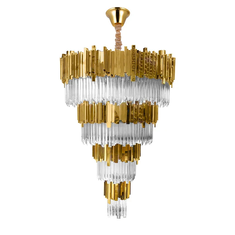 Afralia™ Modern Crystal Chandelier Lighting for Dinning Room