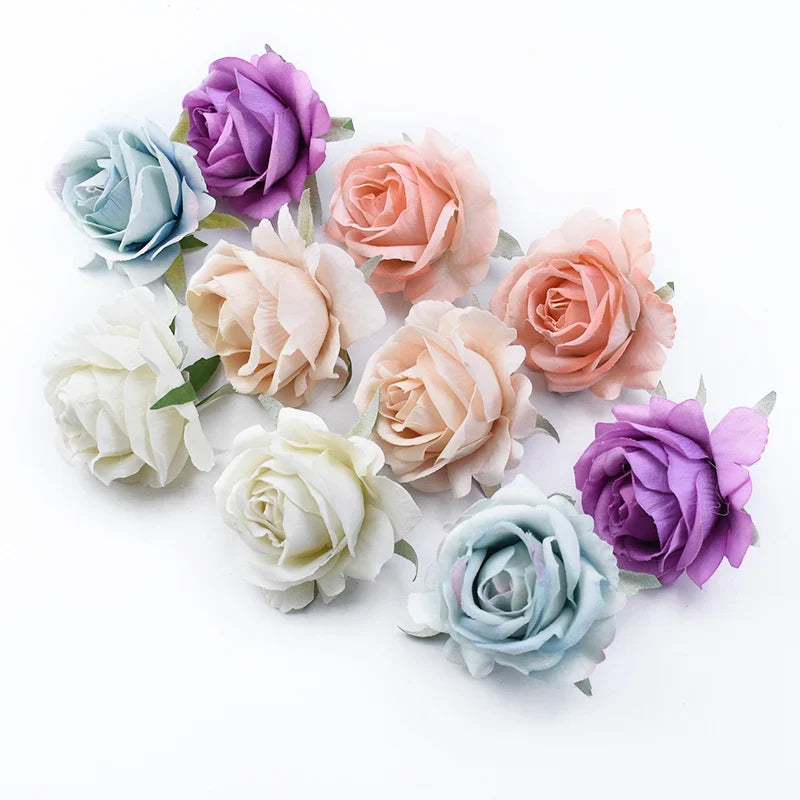 Afralia™ Silk Rose Decorative Flowers Wall Wedding DIY Gift Bouquet