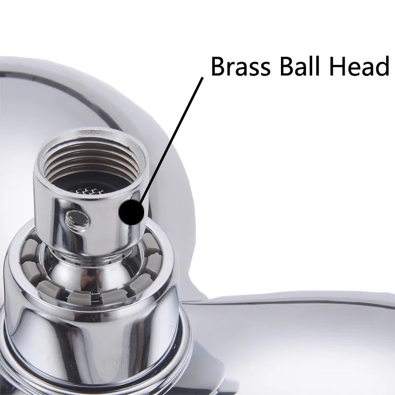 Afralia™ Petal Shape 3 Functions Top Shower Head for SPA Experience in Bathroom
