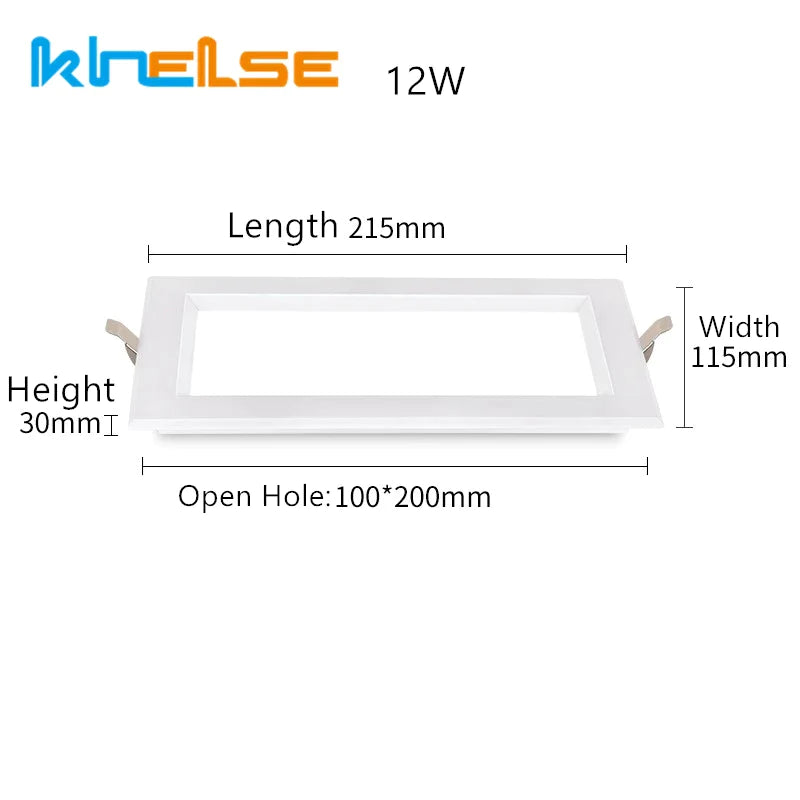 Afralia™ LED Panel Lamp: Ultra-thin Anti-Fog Recessed Ceiling Downlight for Bathroom, Corridor, Industrial Lighting