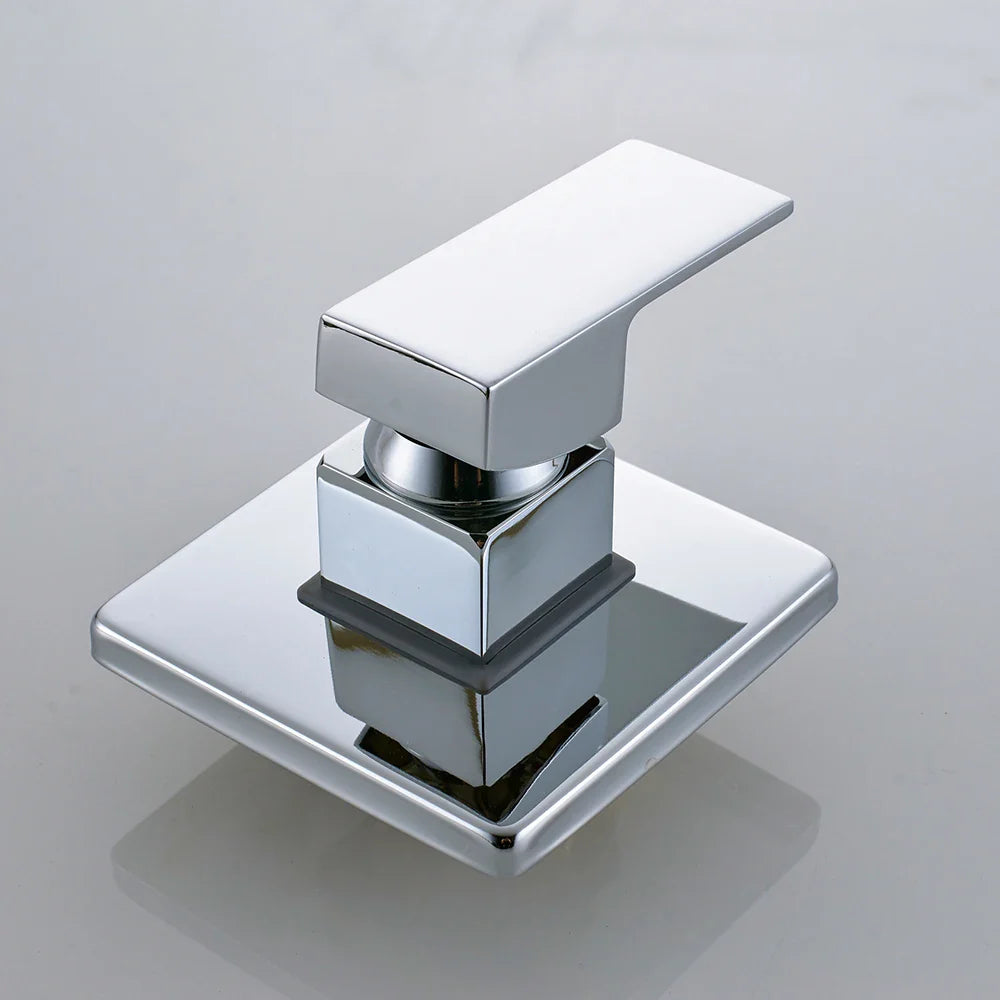 Afralia™ Chrome Wall Mount Basin Faucet - Single Handle Mixer Tap