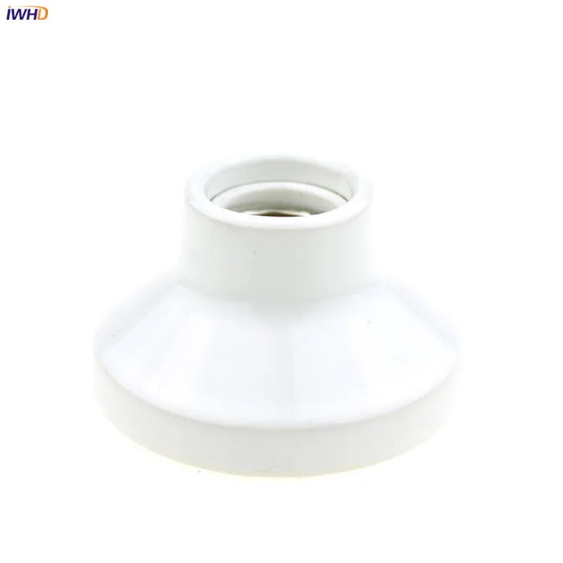 Afralia™ Ceramic E27 Lamp Holder Base for Table Light - Vintage Style