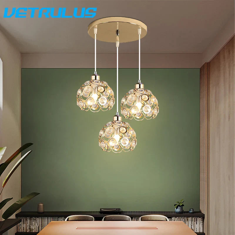 Afralia™ Hollow Carving Chandelier: Modern Nordic LED Pendant Light for Dinning Room Decor