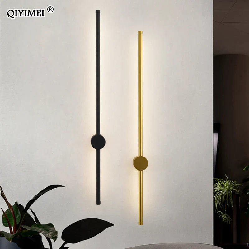 Afralia™ Black LED Wall Sconce for Living Room Bedroom Lighting