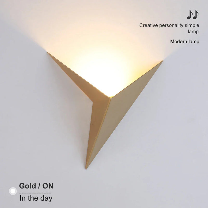 Afralia™ Triangle LED Wall Lamps: Modern Nordic Style Indoor Lighting 3W AC85-265V