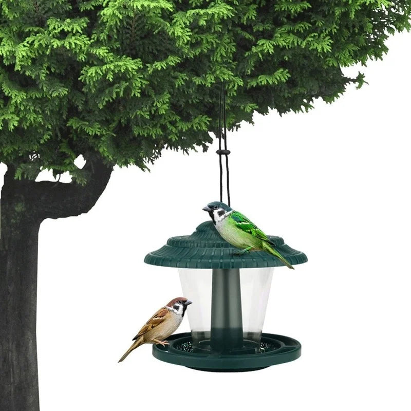 Afralia™ Wild Bird Feeder Hanging Garden Yard Decoration Bird Food Distributor