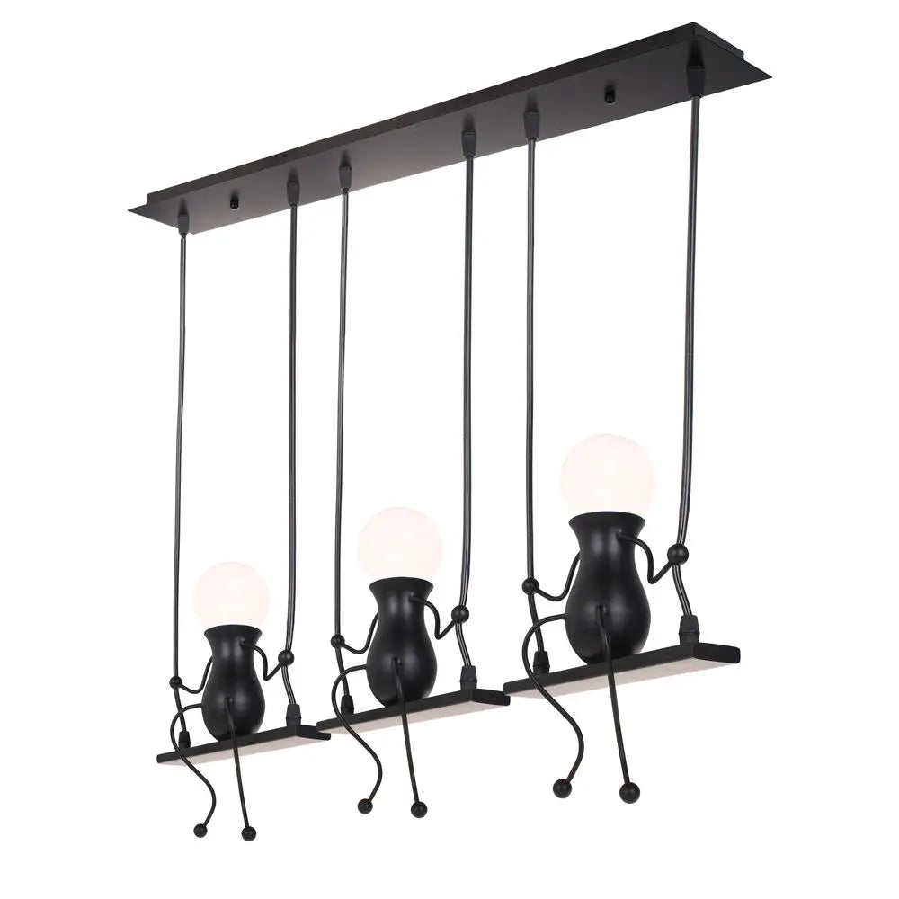Afralia™ Humanoid Creative Pendant Light - Modern Indoor Chandelier for Home Décor