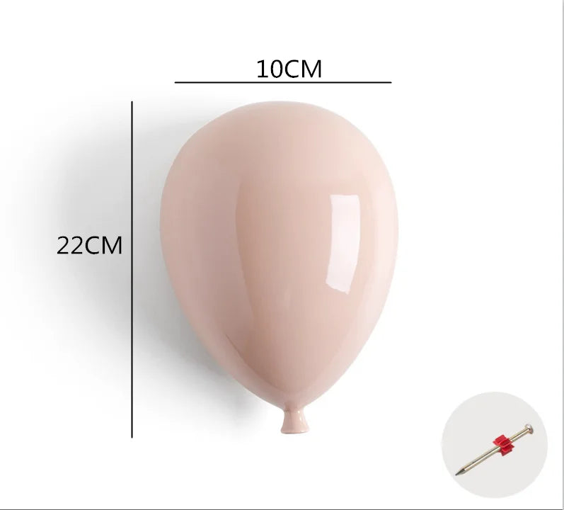 Afralia™ Cartoon Balloon Wall Hanging Decoration for Modern Home and Children's Room
