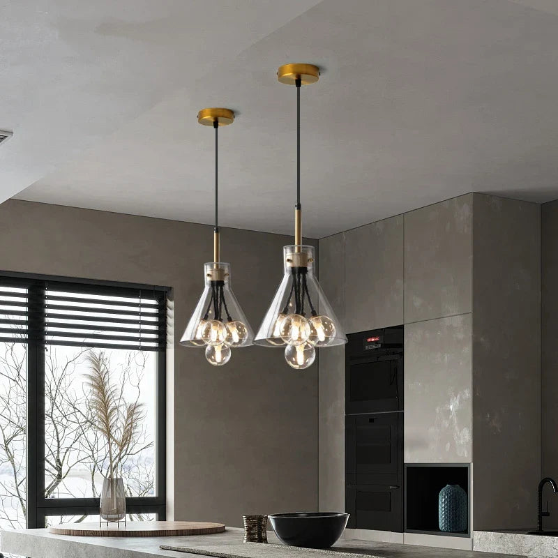 Afralia™ Luxury Pendant Light: Modern Minimalist Dining Bar Kitchen Hanging Lamp