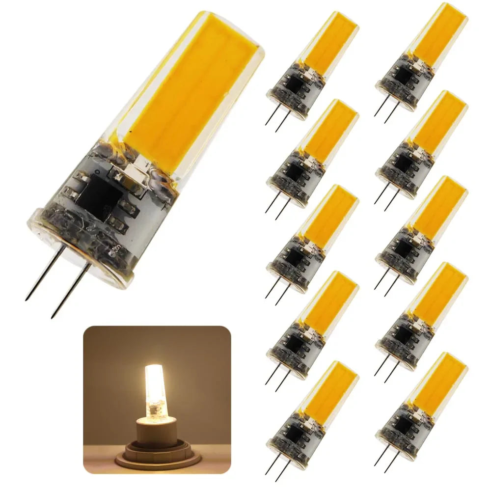 Afralia™ G4 COB LED Bulb 5W - Crystal Light Bulb ACDC 12V AC220V - Replace Halogen