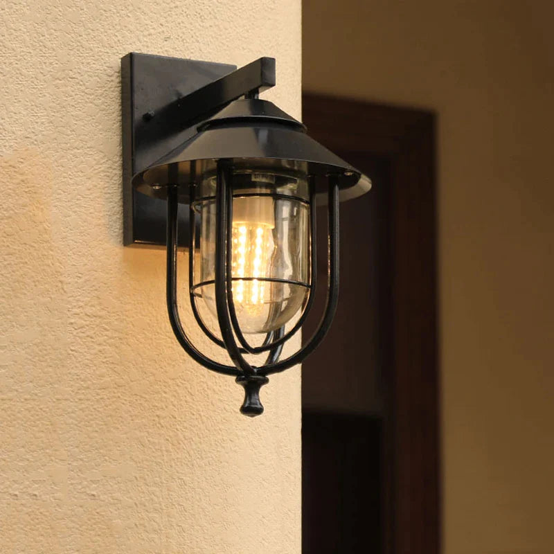 Afralia™ Outdoor Wall Lamp for Gardens, Porches, Courtyards, and Aisles