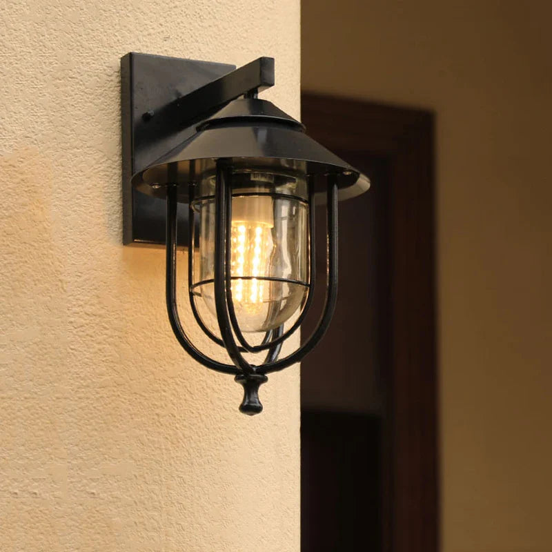 Afralia™ Outdoor Wall Lamp: Rainproof Garden, Porch, Courtyard, Front Door, Café, Restaurant, Living Room Lighting