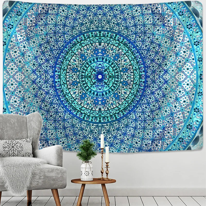 Bohemian Mandala Tapestry Wall Hanging for Travel & Home Decor by Afralia™