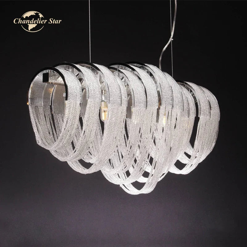 Afralia™ Crystal Circle LED Tassel Chandelier: Modern Luxury Pendant Hanging Light Fixture for Bedroom and Living Room