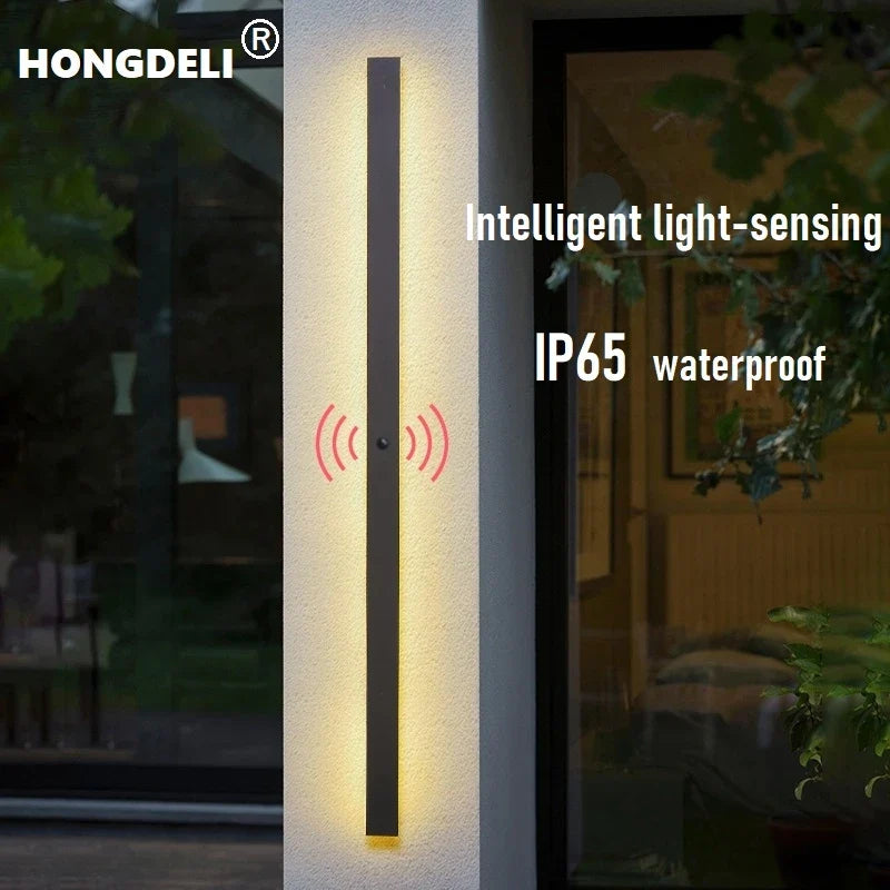 Afralia™ Stainless Steel Light-Control Wall Lamp, Outdoor IP65, Modern Design