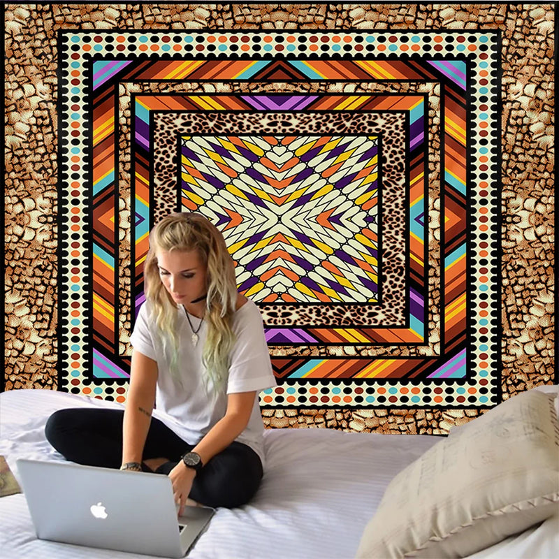 Afralia™ Mandala Tapestry Wall Hanging Beach Throw Rug - Bohemian Yoga Shawl Mat