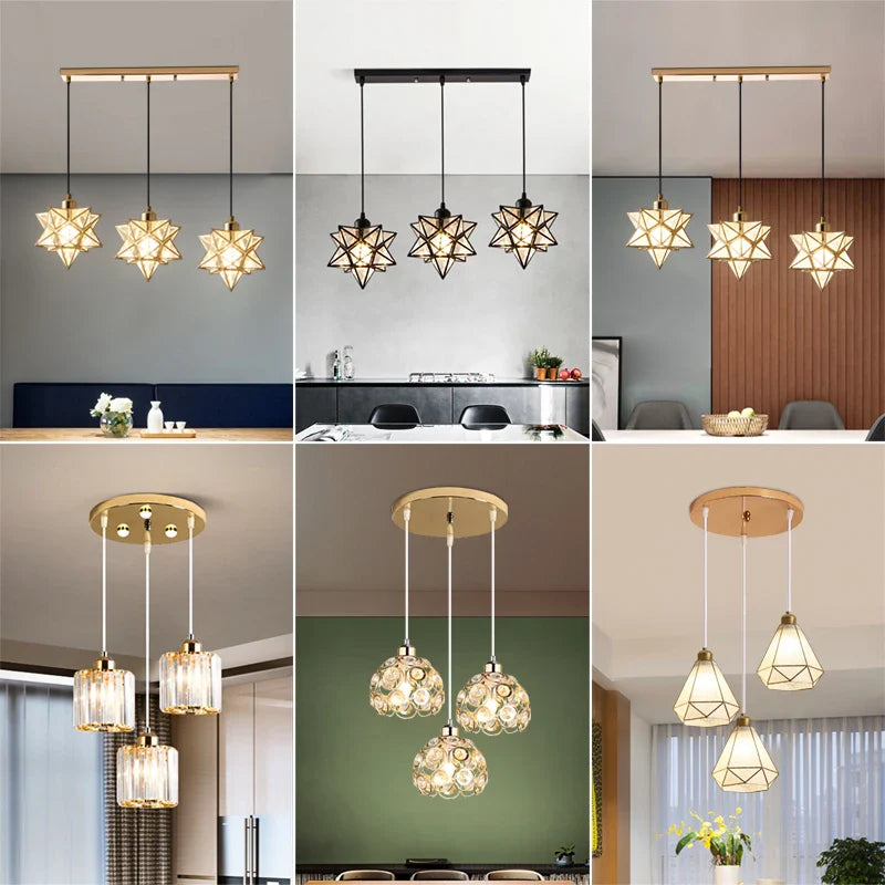 Afralia™ Hollow Carving Chandelier: Modern Nordic LED Pendant Light for Dinning Room Decor