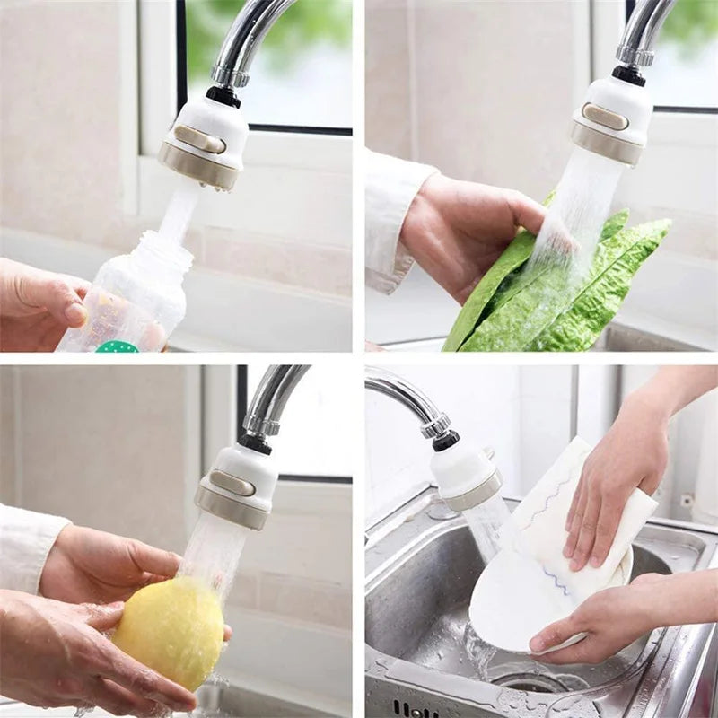 Afralia™ 3 Modes Faucet Aerator High Pressure Filter Sprayer Nozzle Rotate Diffuser Aerator