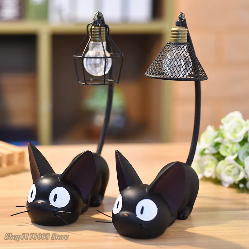 Afralia™ Cartoon Cat LED Night Light for Baby Nursery Table Lamp