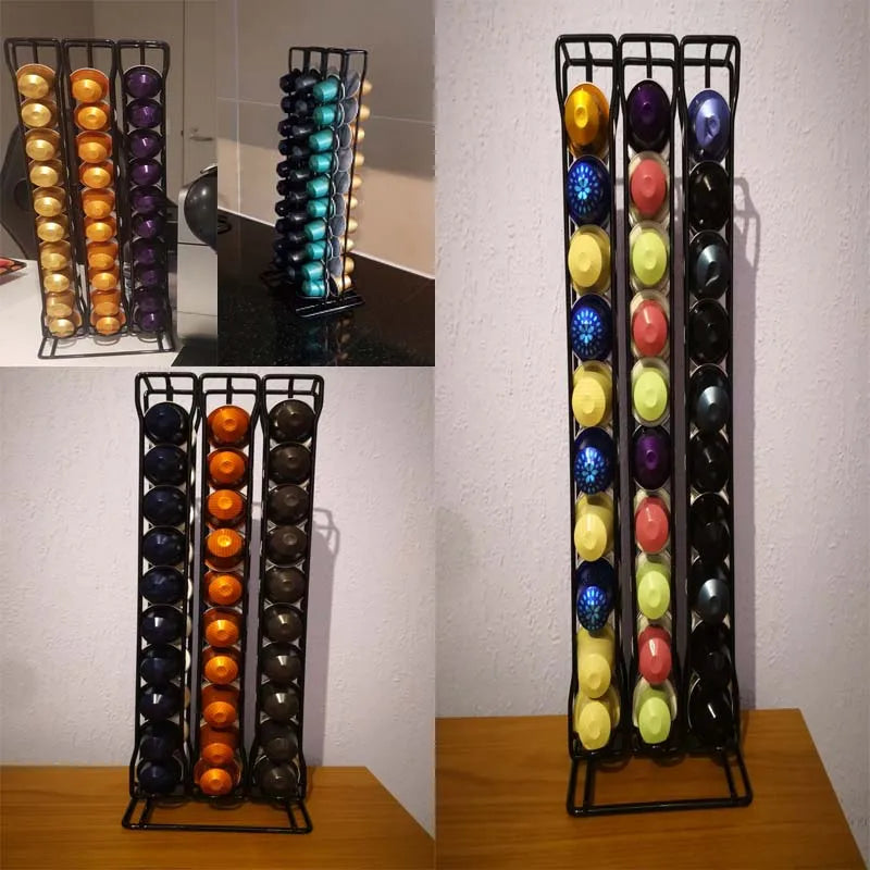 Afralia™ Coffee Capsule Holder Stand for 60/40 Nespresso Pods