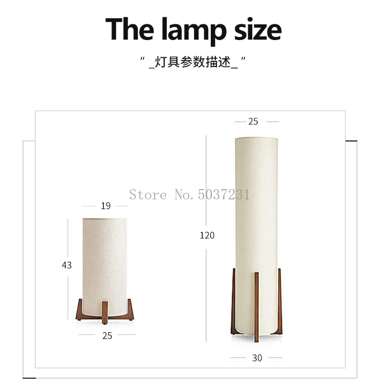 Afralia™ Chinese Zen Wooden Floor Lamp for Living Room Bedroom Sofa Bedside