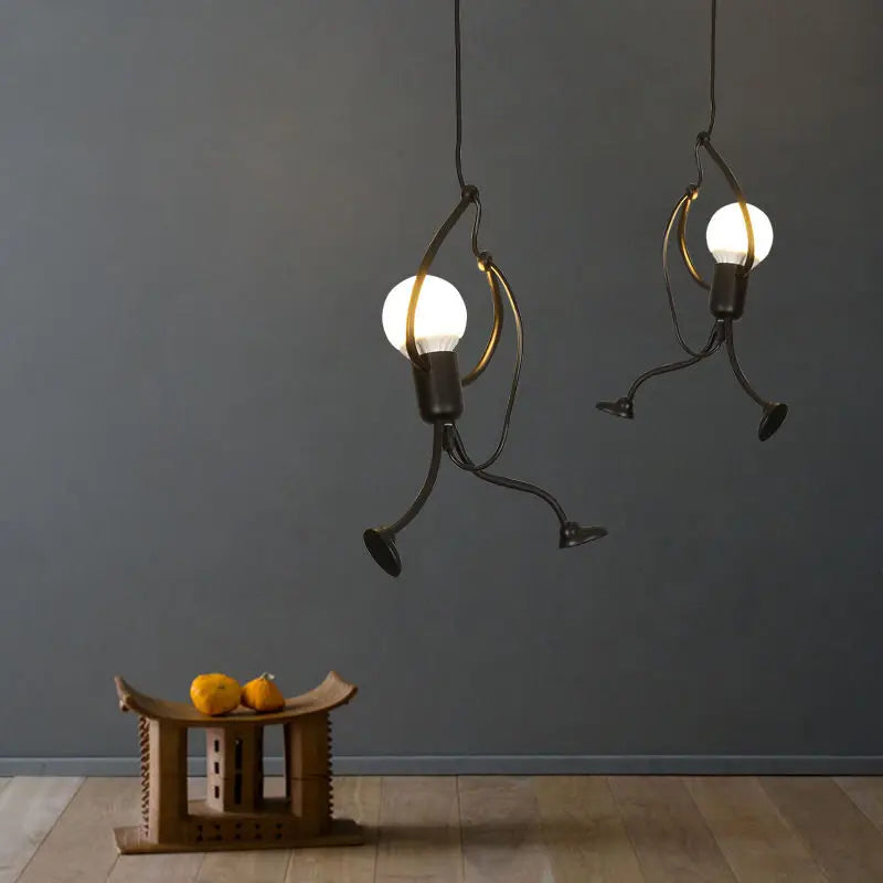 Afralia™ Industrial LED Pendant Ceiling Light for Home Living Room Kitchen Decor