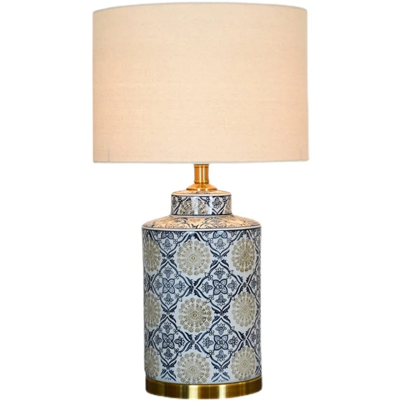 Afralia™ Ceramic Table Lamp: Modern Chinese Style Vase Design for Living Room or Bedroom