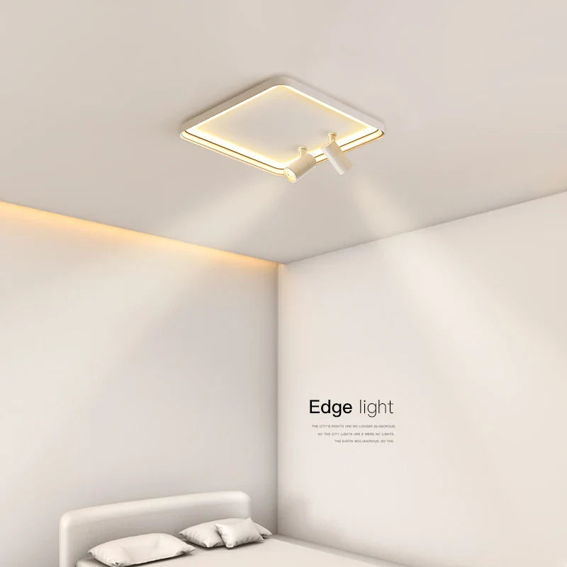 Afralia™ Modern LED Ceiling Lights: Round, Square, Rectangle Lamps for Living Room, Bedroom - Surface Mounted Lighting