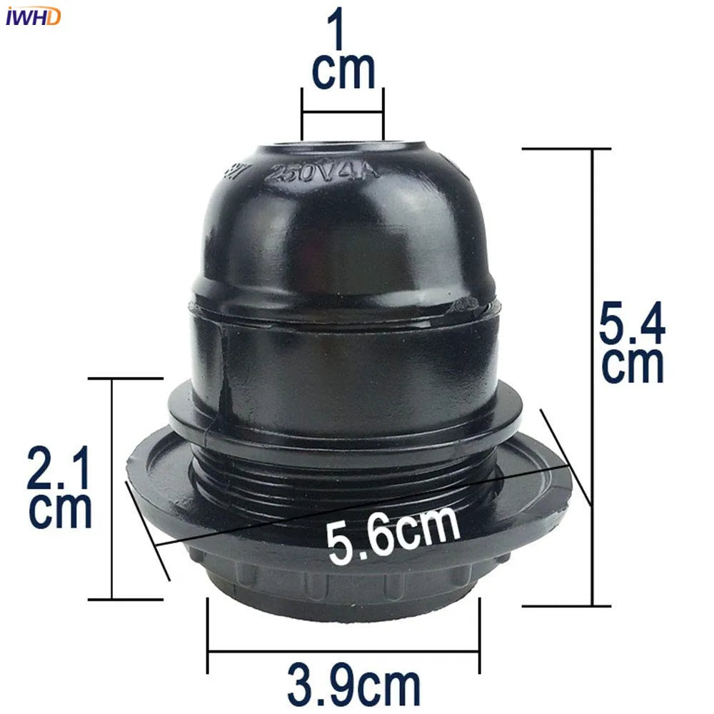 Afralia™ E27 Socket Bulb Holder Base Socket 110V-220V Vintage Lamp Holder