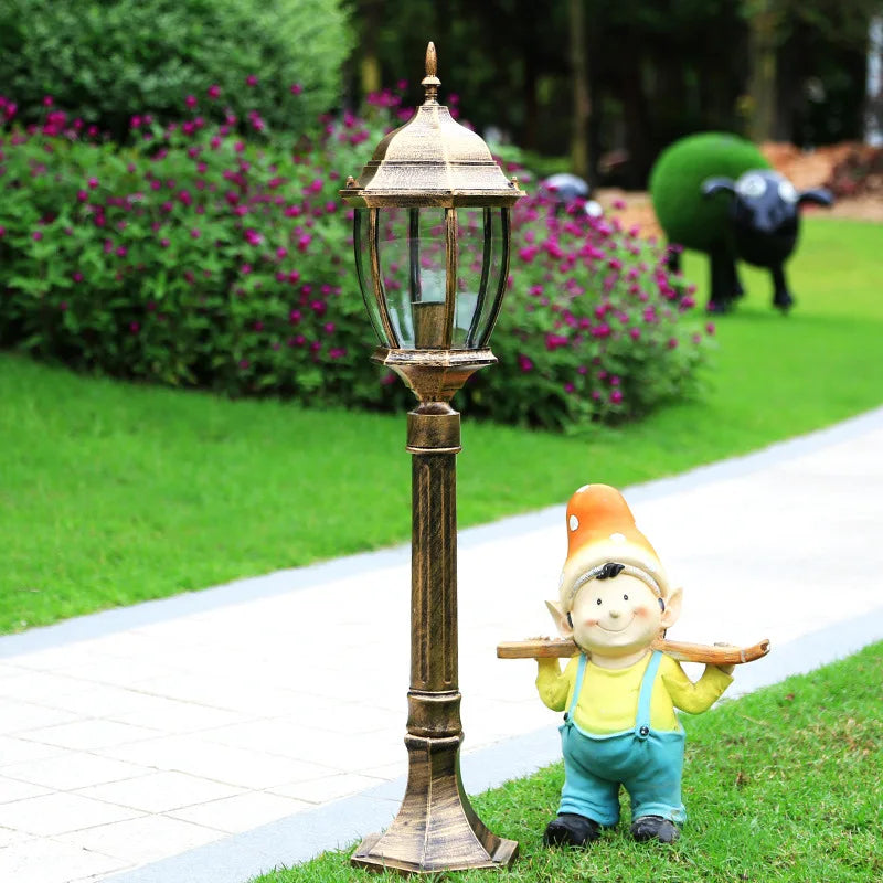 Afralia™ Outdoor Lawn Light: E27 Courtyard Path Lamp for Garden Landscape, Waterproof Design