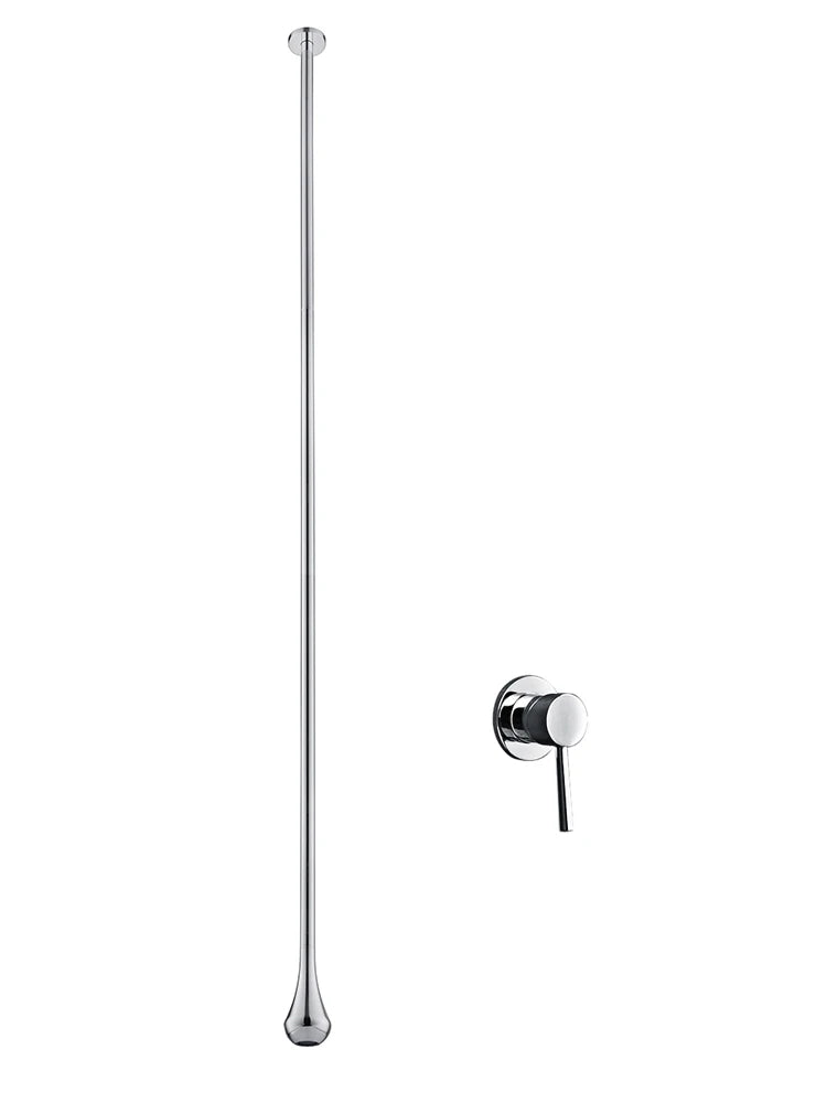 Afralia™ Matt Black Hanging Ceiling Faucet for Bathroom Basin and Bathtub