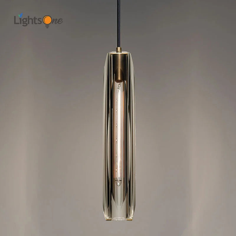 Afralia™ Crystal Pendant Light: Luxe Copper Single Head Lamp for Bedroom, Living Room, Dining.