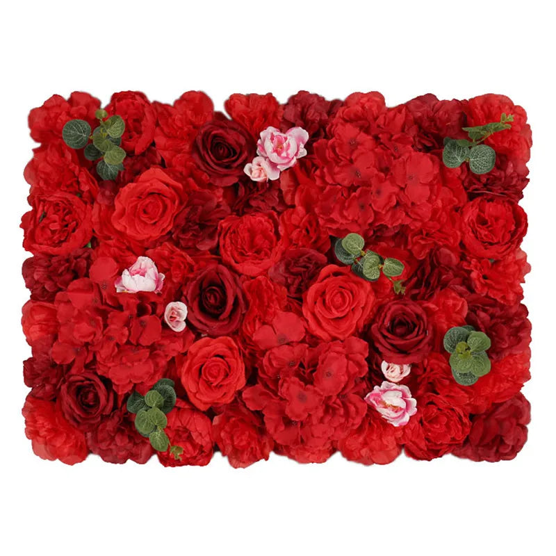 Afralia™ Pink Rose Artificial Flower Wall Decor for Weddings and Events