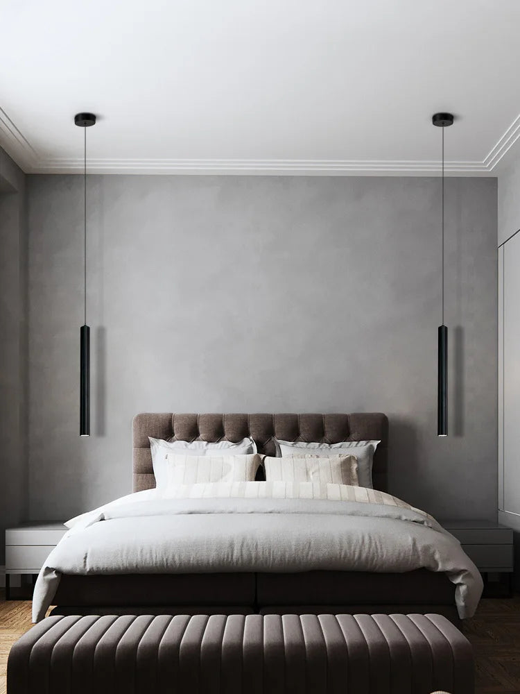 Afralia™ Minimalist Chandelier: Modern Light Luxury Nordic Bedroom Bedside Lamp