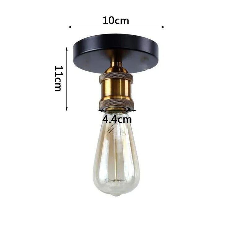 Afralia™ Vintage Industrial Ceiling Light - Country Style Retro Loft Home Living Room Lighting