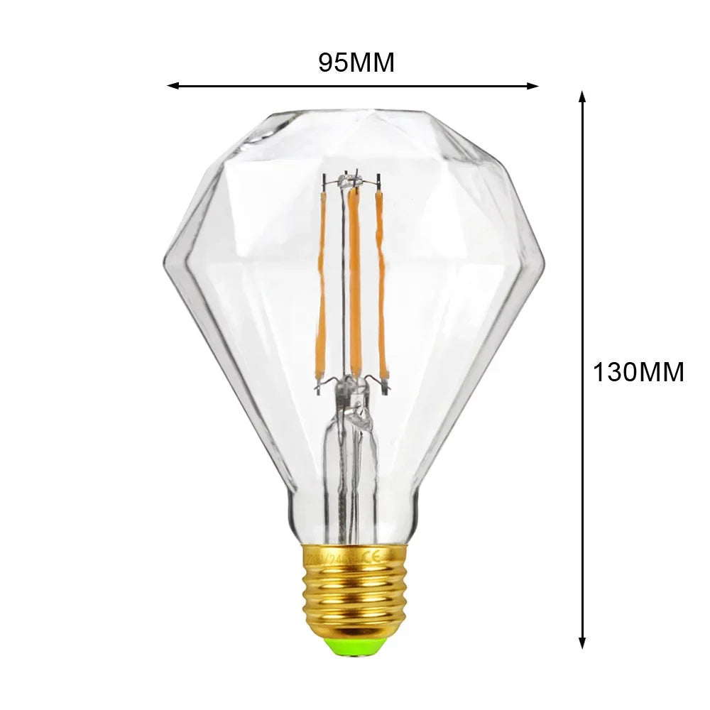 Afralia™ Retro Edison Bulb LED 4W Warm White 2700K Loft Industrial Vintage Lamp