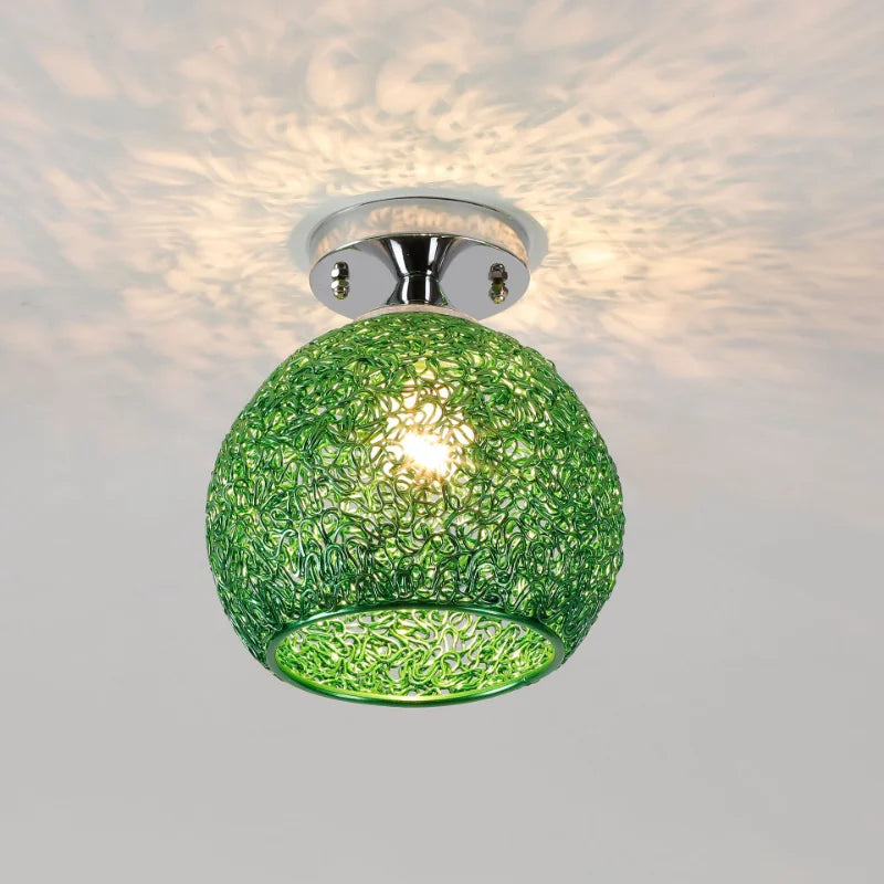 Afralia™ Glass Ball LED Ceiling Lights for Home Decor and Minimalist Living Rooms