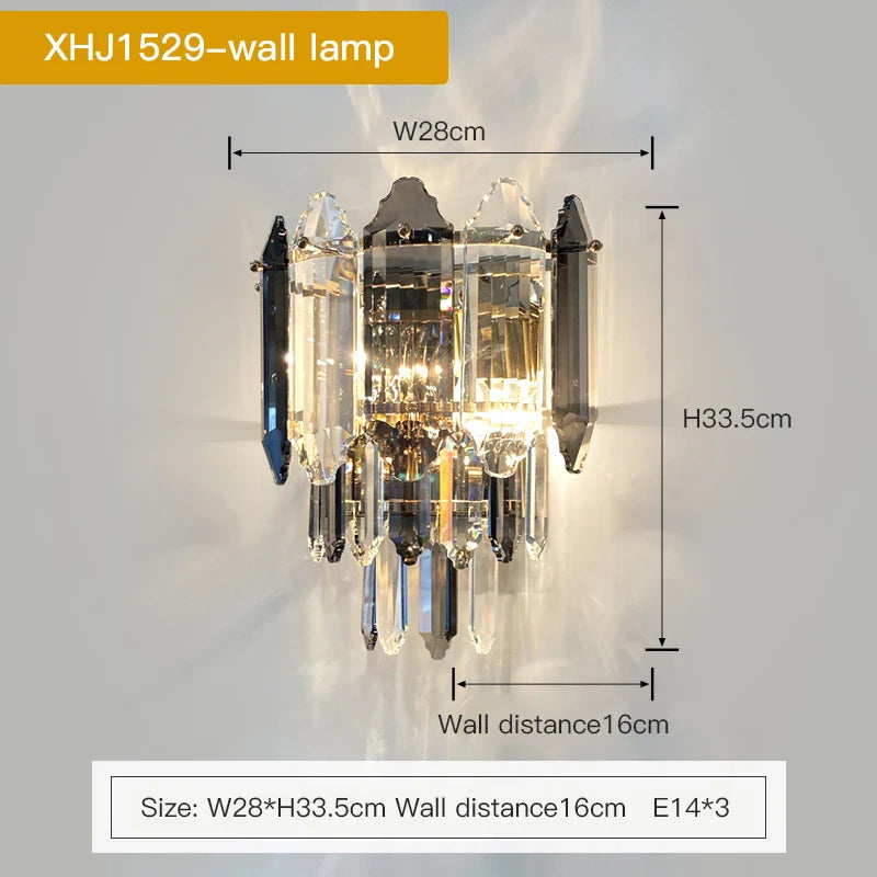 Afralia™ Crystal Chandelier: Post Modern Luxury Living Room Light