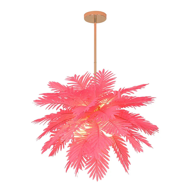 Afralia™ Nordic Leaf LED Chandelier for Modern Living Spaces