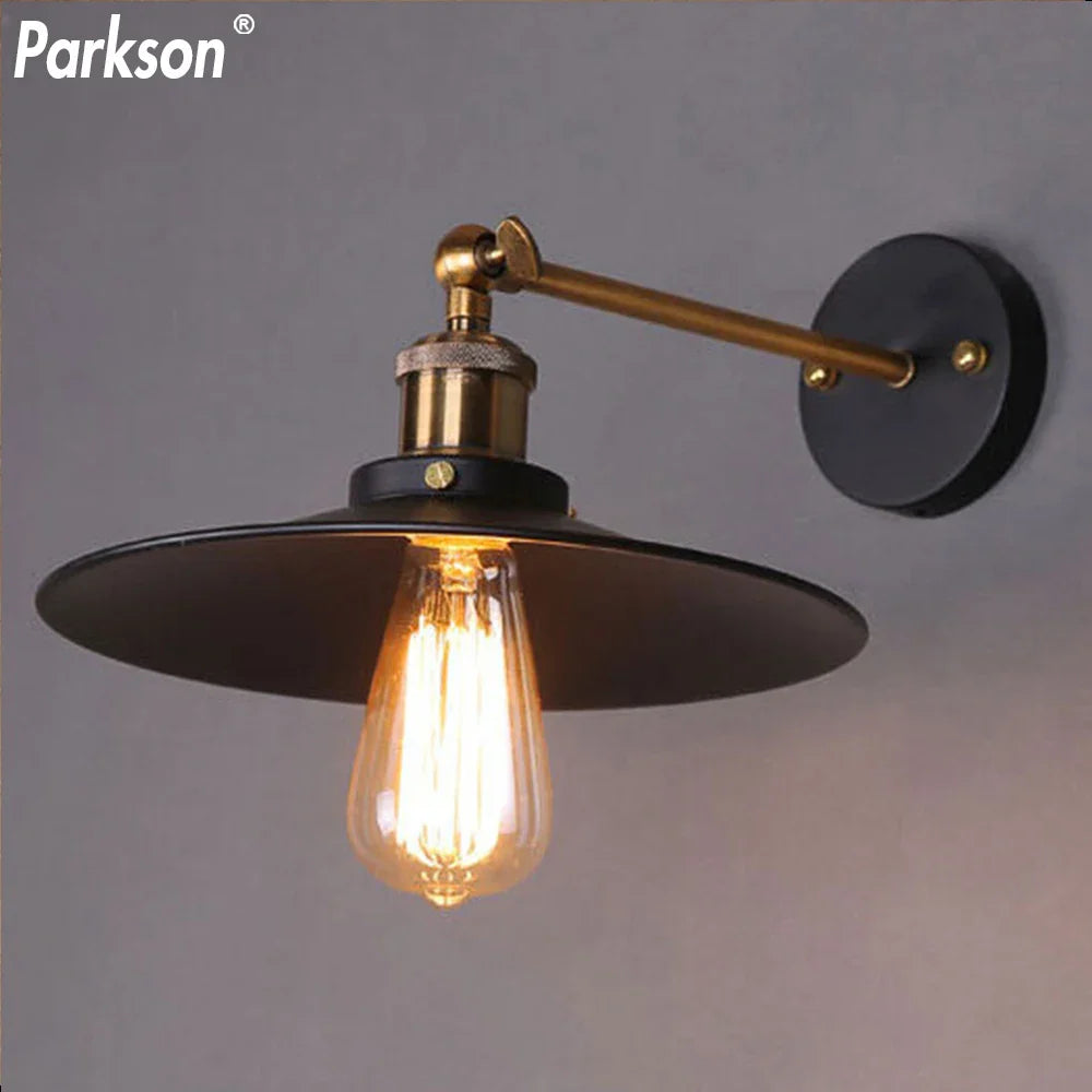 Afralia™ Retro Industrial LED Wall Light for Loft Bar Bathroom Decor
