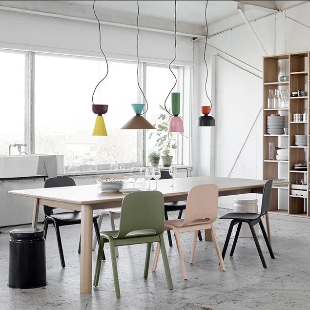 Afralia™ Nordic Color LED Chandelier: Creative Macaron Light for Dining & Living Room