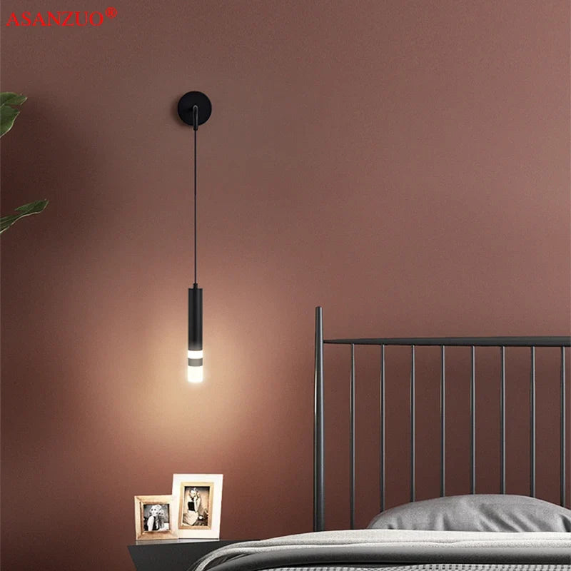 Afralia™ LED Wall Lamps - Modern Bedside & Reading Light for Bedroom, Study, Stairway