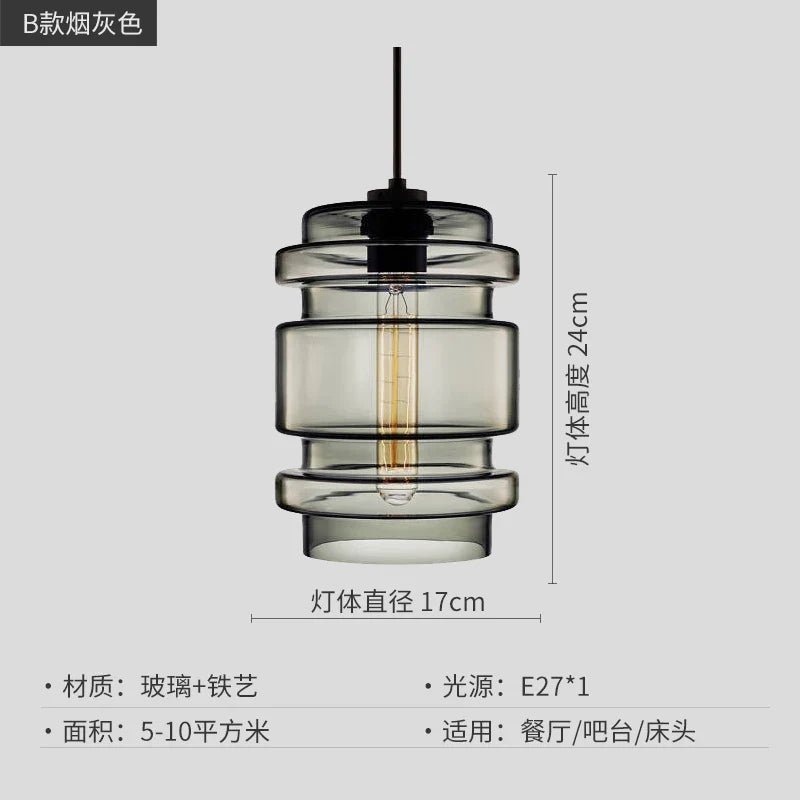 Afralia™ Geometric Glass Pendant Light Collection: Modern Crystalline Pendant Series