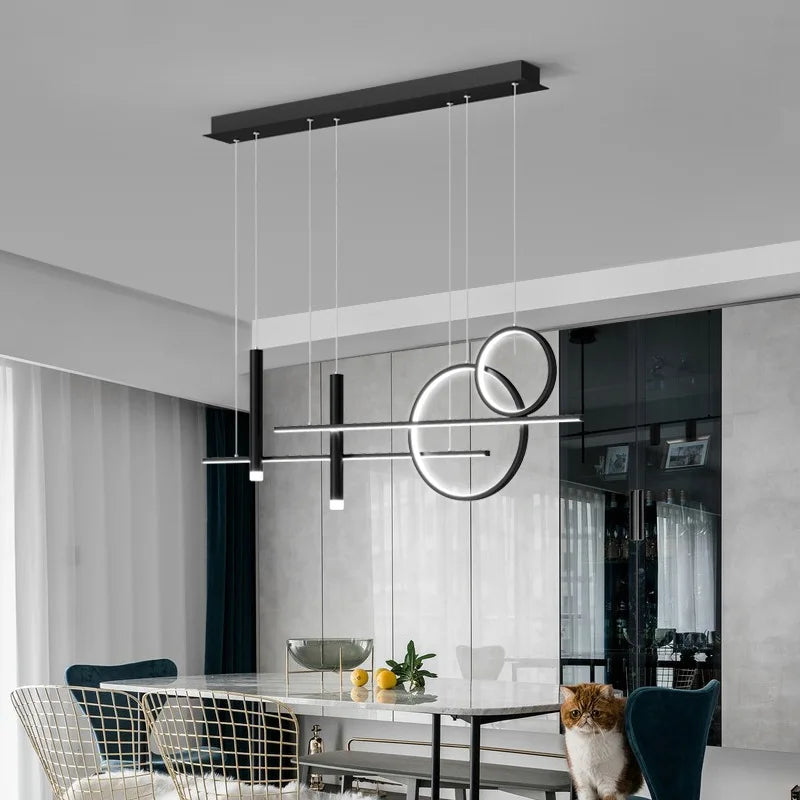 Afralia™ Scandinavian Style LED Pendant Lights for Home Decoration and Indoor Lighting.