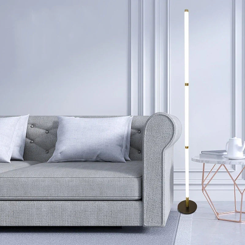 Afralia™ Modern Nordic Corner Floor Lamp for Vibrant Living Room Decor