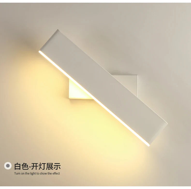 Afralia™ Rotating Wall Lamps for Bedroom Hotel Bedside Sconce Lights - Modern Reading Decor