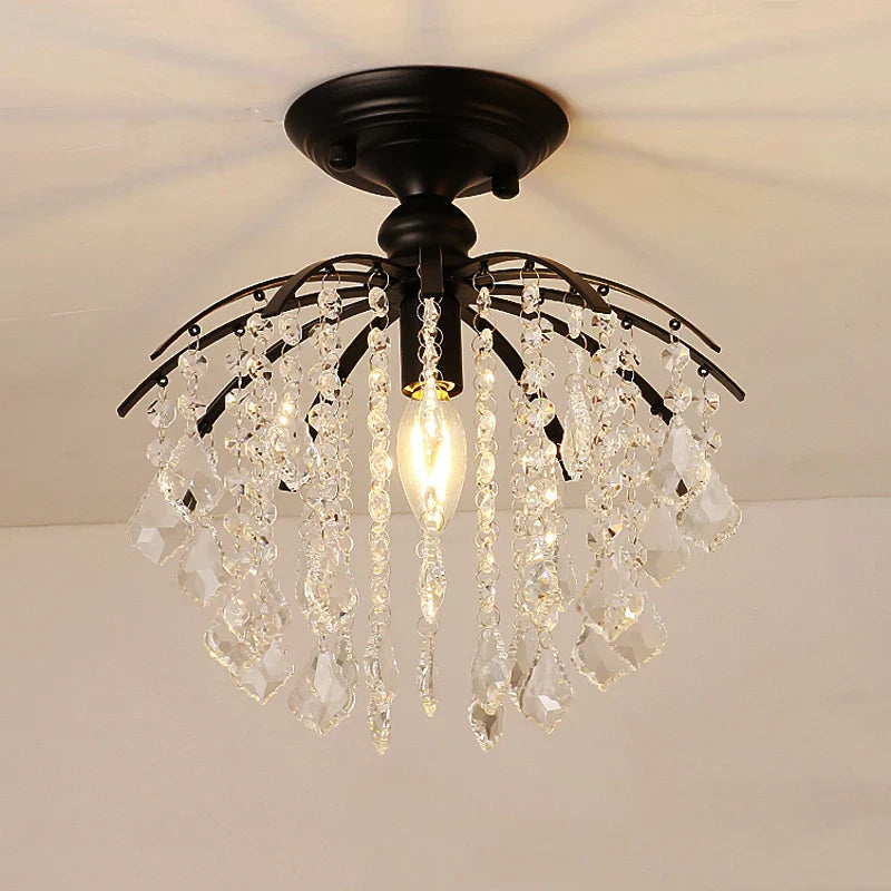 Afralia™ Crystal Ceiling Light: Luxury Modern Chandelier for Home Living Spaces